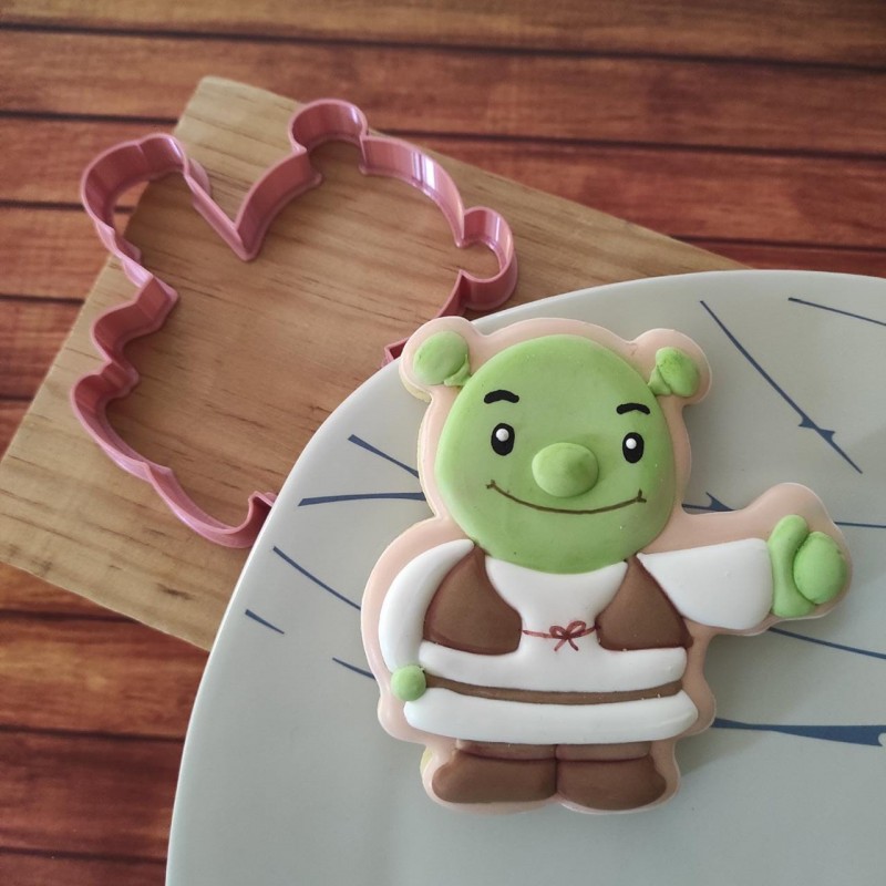 Cortador de galleta en forma de Shrek